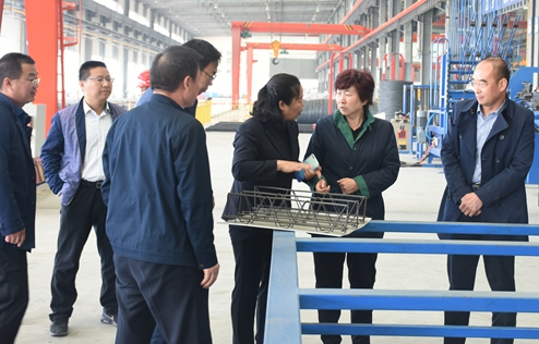 甘肅省國資委第二監(jiān)事會領(lǐng)導調(diào)研甘肅建投蘭州新區(qū)工業(yè)產(chǎn)業(yè)基地