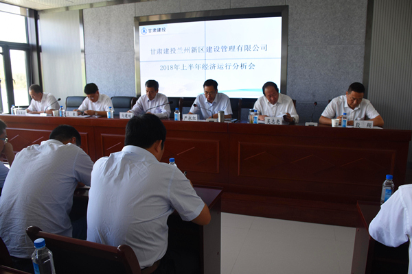 新區(qū)公司召開上半年經(jīng)濟(jì)運(yùn)行分析會