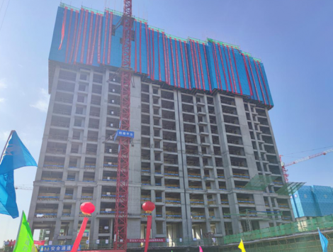 甘肅建投蘭州新區(qū)瑞嶺嘉苑項(xiàng)目成功封頂